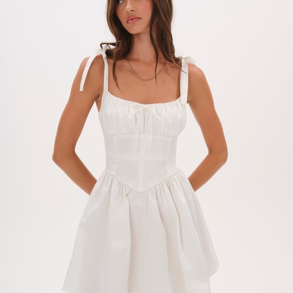 For Love And Lemons Dresses & Skirts - For Love & Lemons Jessie Mini Dress L / White